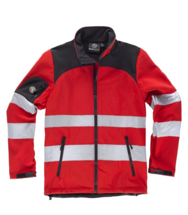 Softshell con cintas de alta visibilidad C2931 de Workteam