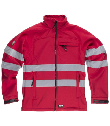 Softshell con cintas de alta visibilidad S9035 de Workteam