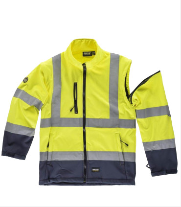 Parka C3745 de alta visibilidad  4 en 1 de Workteam
