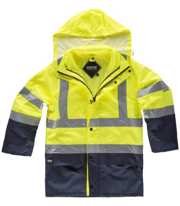 Parka C3745 de alta visibilidad  4 en 1 de Workteam