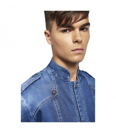 Chaquetilla de cocina denim para hombre 4130 de Monza