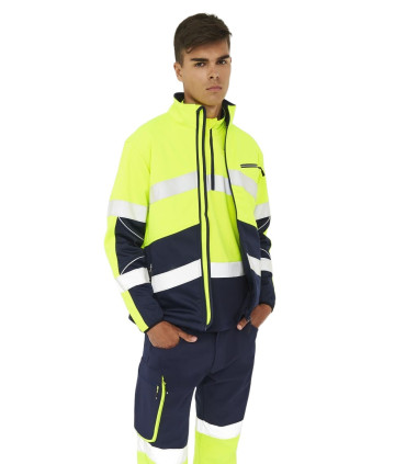 Softshell Alta Visibilidad Regular Fit 04729 de Monza