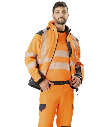 Cazadora Softshell de alta visibilidad S9211 de Workteam