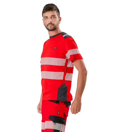 Camiseta cintas reflectantes C9242 de Workteam