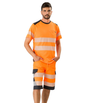 Bermuda de alta Visibilidad C2705 de Workteam