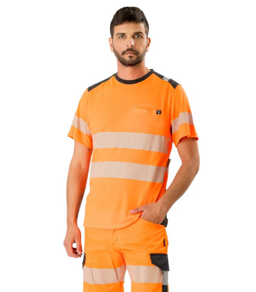 Camiseta de Alta visibilidad C9241 de Workteam