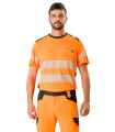 Camiseta de Alta visibilidad C9241 de Workteam