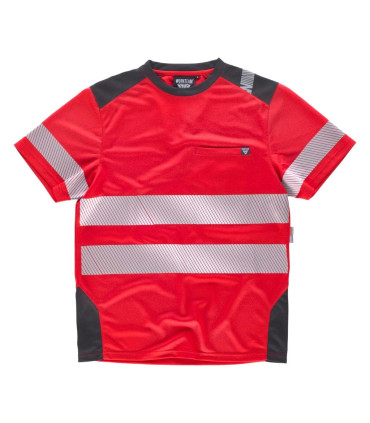 Camiseta cintas reflectantes C9242 de Workteam