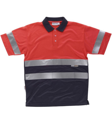 Polo Alta Visibilidad rojo C3867 de Workteam