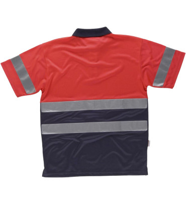 Polo Alta Visibilidad rojo C3867 de Workteam