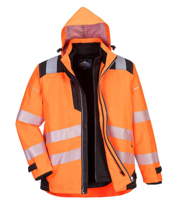 Chaqueta 3 en 1 de Alta Visibilidad PW365 de Portwest