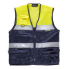 Chaleco bicolor de Alta Visibilidad C4010 de Workteam