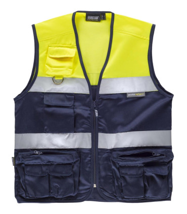 Chaleco bicolor de Alta Visibilidad C4010 de Workteam