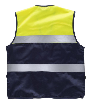 Chaleco bicolor de Alta Visibilidad C4010 de Workteam