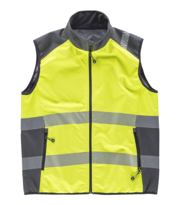 Chaleco Softshell de Alta Visibilidad S9231 de Workteam