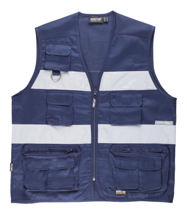 Chaleco con cintas de Alta Visibilidad S3107 de Workteam