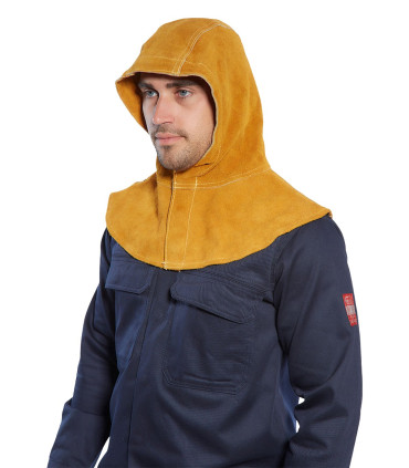 Capucha de cuero para soldadura SW33 de Portwest