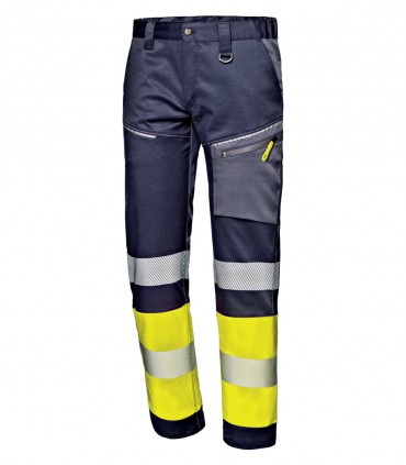 Pantalón de trabajo Contrast HV MC2911 de Sir Safety
