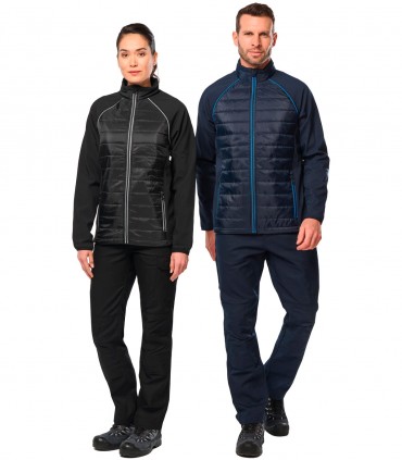 Chaqueta acolchada Softshell WK6147 de WK