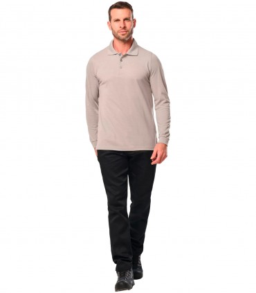 Polo Antibacteriano Manga larga WK276 de WK