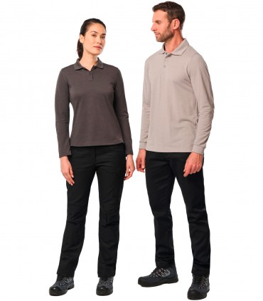 Polo Antibacteriano Manga larga WK276 de WK