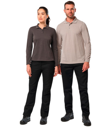 Polo Antibacteriano Manga larga Mujer WK277 de WK