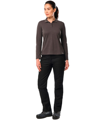Polo Antibacteriano Manga larga Mujer WK277 de WK