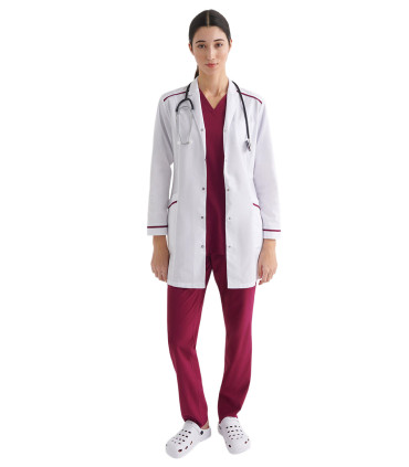 Bata Sanitaria Combinada Crux 12.08  para Mujer de Monza