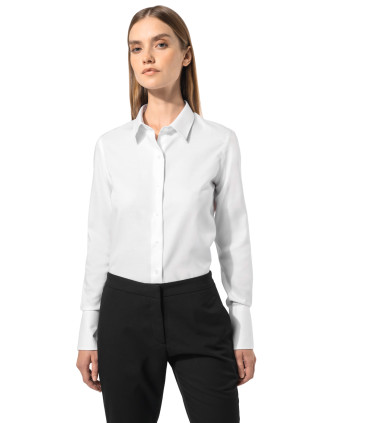 Camisa entallada M/larga Mujer K538 de Kariban