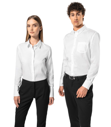 Camisa entallada M/larga Mujer K538 de Kariban