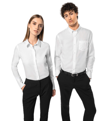 Camisa entallada M/larga Mujer K538 de Kariban