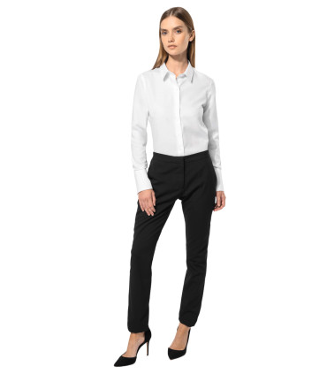 Camisa entallada M/larga Mujer K538 de Kariban