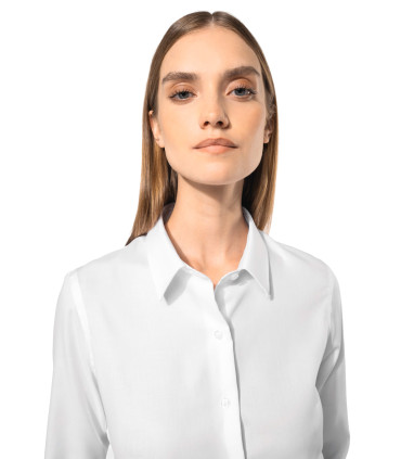 Camisa entallada M/larga Mujer K538 de Kariban