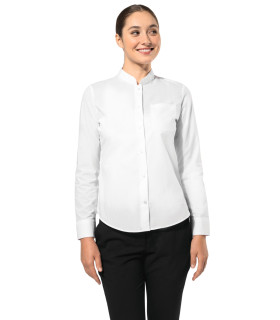 Camisa M/larga Cuello Mao Mujer K514 de Kariban