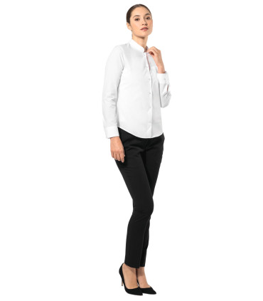 Camisa M/larga Cuello Mao Mujer K514 de Kariban
