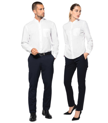 Camisa M/larga Cuello Mao Mujer K514 de Kariban