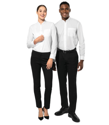 Camisa M/larga Cuello Mao Mujer K514 de Kariban