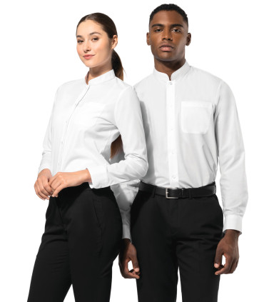 Camisa M/larga Cuello Mao Mujer K514 de Kariban