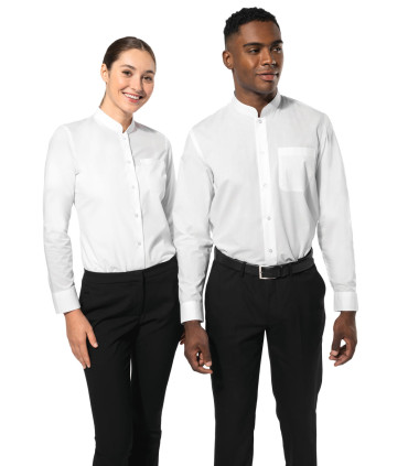 Camisa M/larga Cuello Mao Mujer K514 de Kariban