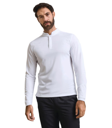 Polo cocinero Coolchecker Essential Manga larga PR647 de Premier