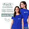 Pack Camiseta Personalizada Tetina y Espalda 1 color