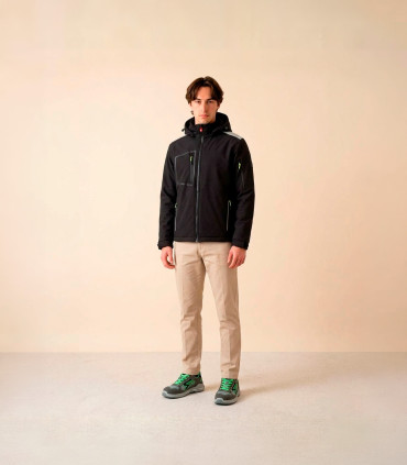 Chaqueta softshell con capucha Stream Pad de Payperwear