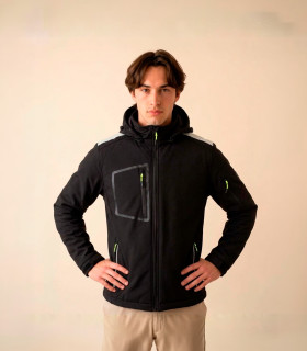 Chaqueta softshell con capucha Stream Pad de Payperwear