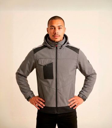 Chaqueta softshell con capucha Performer Pad de Payperwear