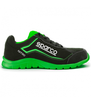 Calzado de seguridad Nitro S3 Negro y Verde