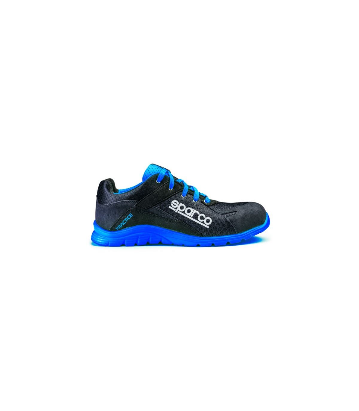 Zapatos seguridad Sparco Sport Evo S1P Azul Verde - Almacenes Cotelo