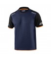 Camiseta Tech Sparco Azul Marino/Naranja