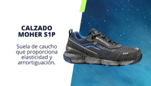 Zapato Moher S1P: el mejor calzado para fascitis plantar. 