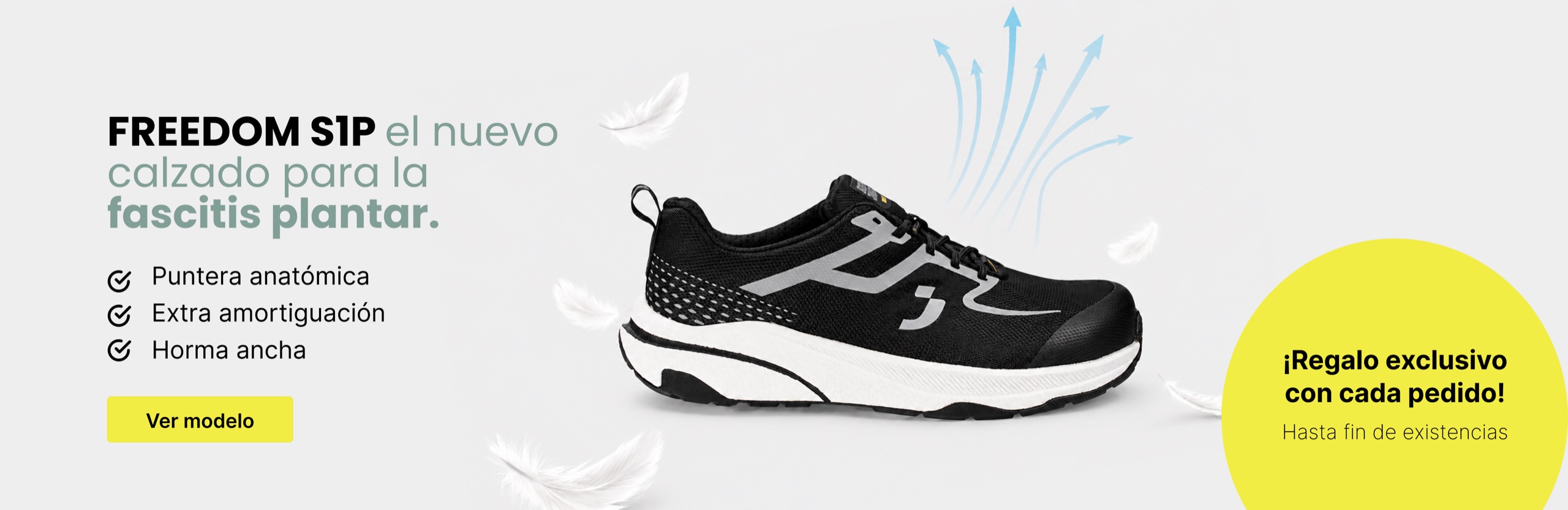 Freedom S1P, el nuevo calzado para la fascitis plantar — Safety Jogger